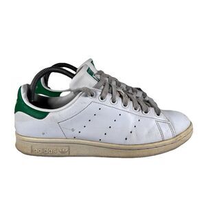 Adidas Stan Smith White Green Lace Up Athletic Shoes Sneakers Men's 7.5 M20324
